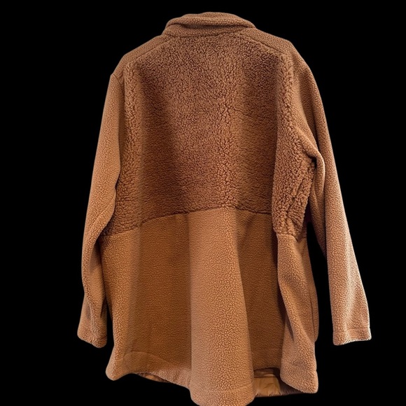 NWT Women’s Columbia Lodge™ Sherpa Full Zip Fleece Jacket - Camel Brown - 3x - Picture 2 of 4